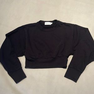 NWT Talentless women’s cropped crew neck sweatshirt size small